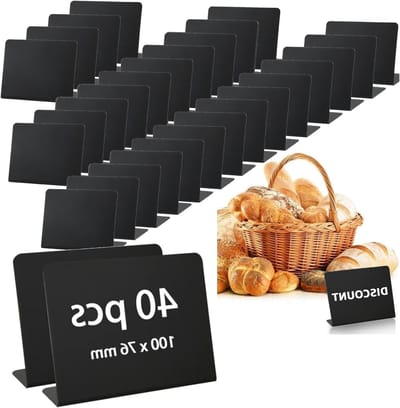 Mini Bordjes Set van 40 Stuks voor Voedsel, Perfect voor Feestjes en Picknicks