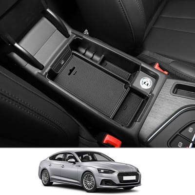 Center Console Armsteun Opbergdoos voor Audi A4 B9 / A5 F5 (2017-2024) - Organizer voor Handschoenenkast, Auto Accessoires en Ruimtebesparing