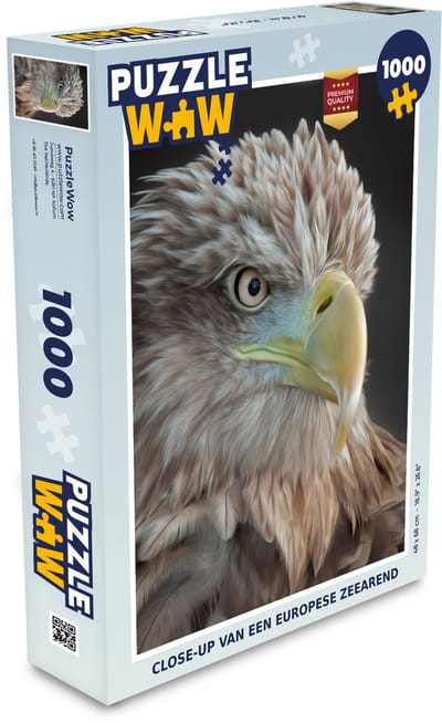 Puzzel Close-up van een Europese zeearend - Legpuzzel - Puzzel 1000 stukjes volwassenen