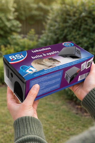 BSI - 1 Ratten Lokaasdoos Compact en Stevig - 23x12,5x7,5 cm