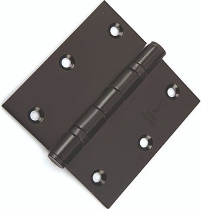 Zwart RVS Bladscharnier 101.6x101.6x3mm rechte hoek