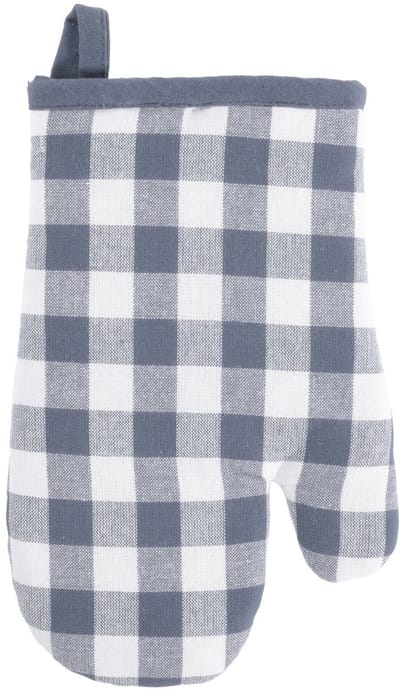 Tiseco Gingham Ovenwant - 28 x 18cm - Blauw