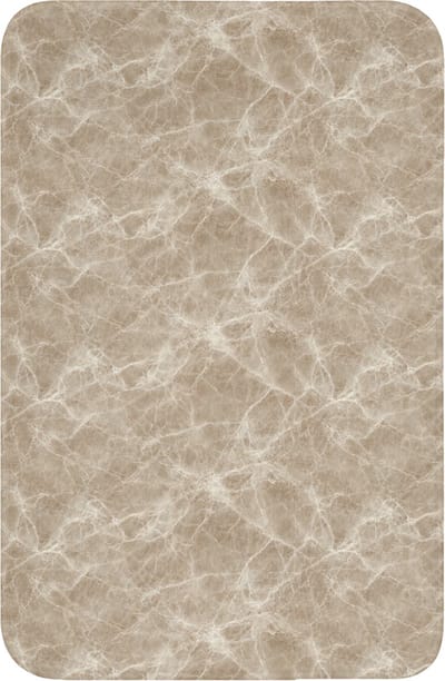 WC mat 40x60 cm - Antislip - Bruin - Kristaladers - Marmer - Toiletmat - Vloermat - Douchemat - Toilet tapijt - Toiletmatten