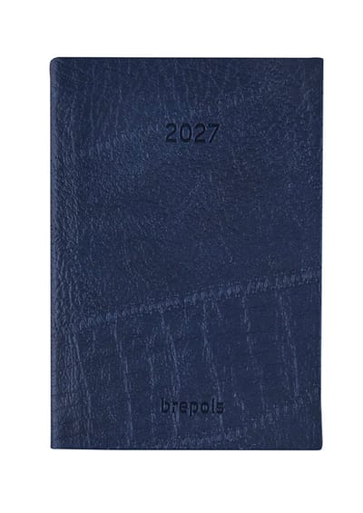 Brepols agenda 2027 - ARMADA [0.913] - LUCCA - Zakagenda - 1 week op 2 pagina's - Weekoverzicht - Donkerblauw - 7.1 x 10.2 cm/Klein formaat!!
