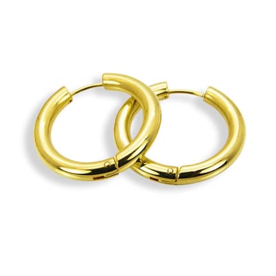 Amanto Oorbellen Daymi - 316L Staal - Oorringen - 4mm - ∅28mm