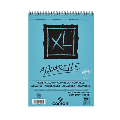 Aquarelpapier canson xl 20vel 300gr a5 wit | 5 stuks