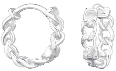 Joy|S - Zilveren oorringen - gourmet schakel oorbellen - 12 mm / 2.8 mm - sterling zilver 925