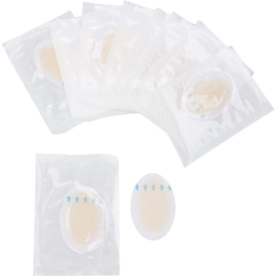 20 stuks 37x55mm Gel Blaarpleister Zelfklevend Blaarpreventie Herstelpleister Blaarpleisters voor Voeten white