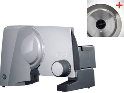Graef G 52 - Twin kunststof allessnijder Ø 17cm + 170W + gekarteld mes + glad mes