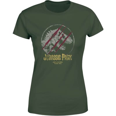 Jurassic Park Lost Control Women's T-Shirt - Green - XS