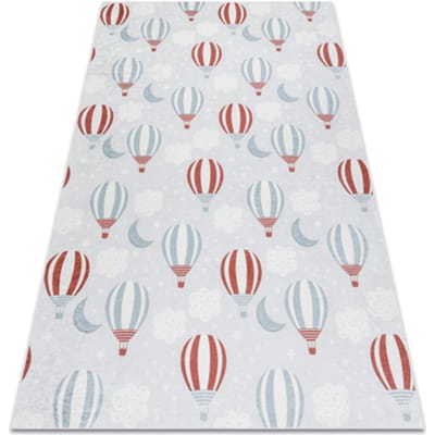Kleden Rugsx BAMBINO 1349 tapijt wasbaar Ballonnen, wolken voor 120x170 cm