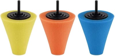Drill Buffing Spons Pads Set voor Metaal Polijsten - Foam Pad Polisher en Buffer Ball voor Auto Wielen en Velgen Onderhoud