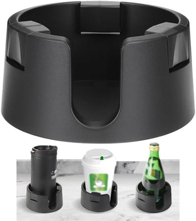Verstelbare Anti-Spill Drinkhouder voor Bureau - Geschikt voor Bekers van 2.92 tot 3.7 Inch - Ideaal voor Thuis, Kantoor en Buitenactiviteiten