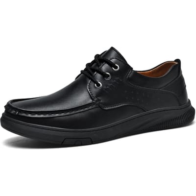 Handgemaakte Herenschoenen van Hoge Kwaliteit Luxe Echt Leer Zomer Casual Schoenen Instappers Comfortabele Echt Lederen Loafers 47 black