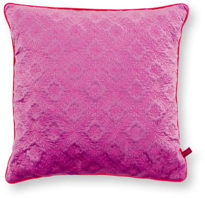 Pip Studio Sierkussen Quilted Daisy - Kussen voor de Woonkamer - Roze - 50x50cm