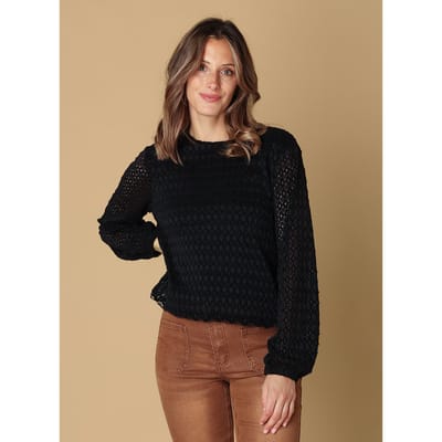 IVY BEAU Skye Tops - Black - maat 36