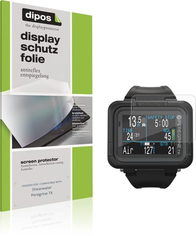 dipos – 6x Matte Beschermfolie geschikt voor Shearwater Peregrine TX | Krasbestendige & antireflecterende Screenprotector Ultra-Thin