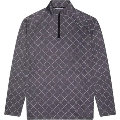 Ellesse Heren Chieso golf-fleece met halve rits en relaxte pasvorm (Grijs)