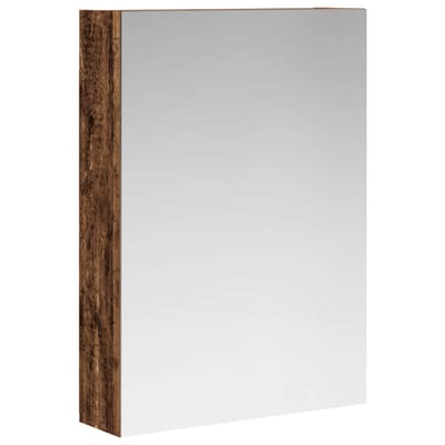vidaXL - Badkamerspiegelkast - Oudhout - 50 - x - 14,5 - x - 70 - cm - Bewerkt - hout