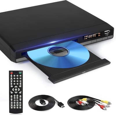 VELTRR® DVD Speler met HDMI - Blu Ray Spelers - Externe DVVD Speler - Zwart
