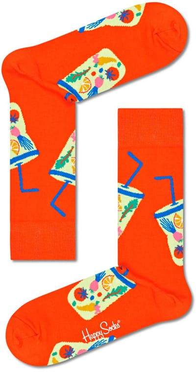 Happy Socks unisex sokken smoothie rood