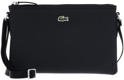 LACOSTE schoudertas Flat Crossover Bag Noir zwart