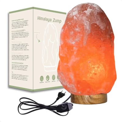REN® Himalaya Zoutlamp - Zoutlamp - Oranje - ‎‎12cm x 12cm x 17cm