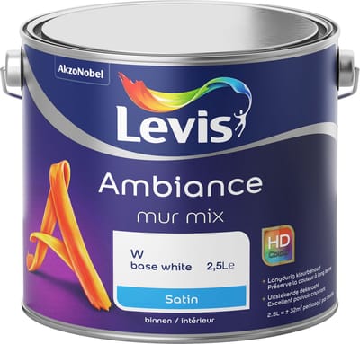 Levis Ambiance Mur Satin Mix - Coarse Seashell - 2,5 L