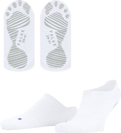 FALKE Cool Kick Noppen op de zool materiaal huissokken unisex wit - maat 39-41