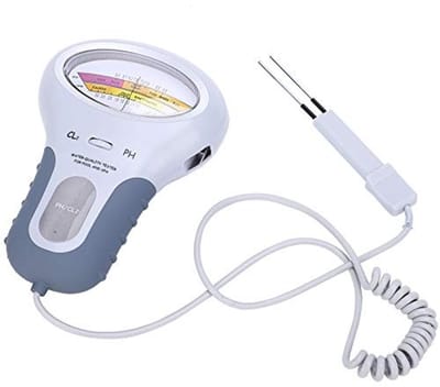 Dailygoods- Chloor pH Tester Digitale Waterkwaliteit Tester - Zwembad/Spa - Robuust Kunststof - Groot Display - Eenvoudig te Bedienen - Nauwkeurige Metingen - Waterkwaliteitstester