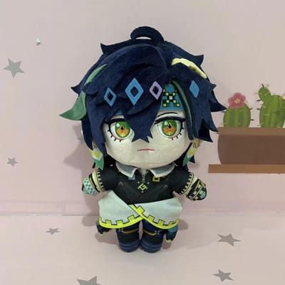 Anime Kinich Cosplay Pluche Pop Speelgoed 20cm Genshin Impact Turnfire Hunt Karakter Schattig Zacht Gevuld Kussen Verjaardagscadeau 20cm