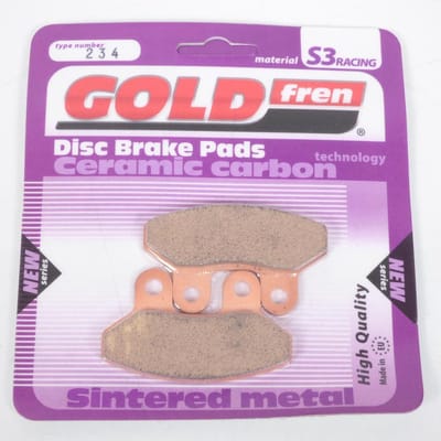 Gold Fren-remblok voor Sym 125 Euro MX scooter, bouwjaar 2002 t/m 2005, nieuw