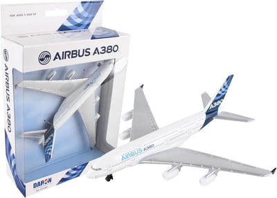 Gedetailleerd Vliegtuigmodel Airbus A380 - Kunststof Vliegtuig Speelgoed voor Kinderen en Verzamelaars
