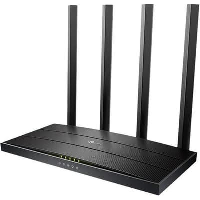 TP-Link Archer C6 - Draadloze Router - 1200 Mbps - WiFi 5 - Zwart