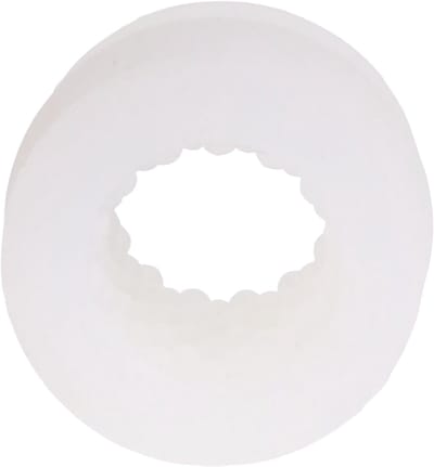 Glow Helping Head Silicone - Masturbator Sleeve - Frost / Green Glow