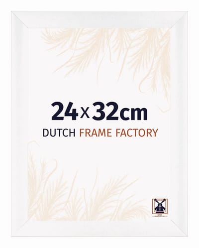 Fotolijst 24x32 cm - MDF - Wit Mat - Praag