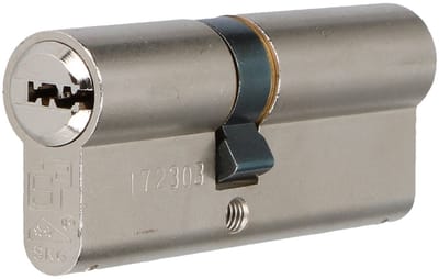 3 stuks - S2 veiligheidscilinder F6 35/45 SKG 2, dubbele profielcilinder (verschillend sluitend)