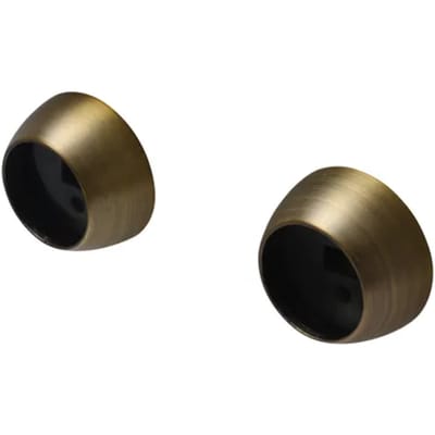Decomode - Gordijnsteun - Metaal - Antiek Brons - Dia. 28mm - 2 Stuks