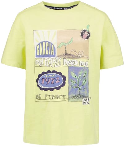 GARCIA Jongens T-shirt Geel - Maat 92/98