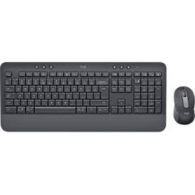 Logitech Signature Combo MK650 voor zakelijk toetsenbord en muis, draadloos, QWERTZ, polssteun, 2 verbindingsmodi, zwart