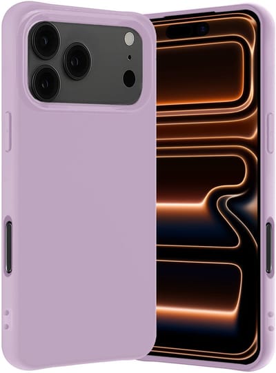 Hoes - Geschikt voor iPhone 17 Pro / 18 Pro - Sterk & Shockproof - Hoesje Cover - Siliconen Case - Lila