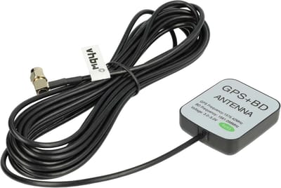 GPS Antenne - Navigatie Antenne - Verbeter Signaal - Magnetische Basis - 5 Meter Kabel - Zwart