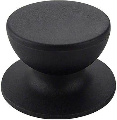 Dailygoods- Dekselknop Universeel - Vervangknop voor Potdeksels - Hittebestendig Bakeliet - Antislip Handgreep - Roestvrij Stalen Schroeven - Geschikt voor Kookgerei - Dekselknopje