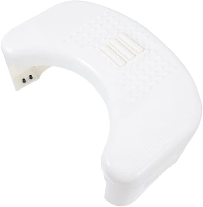 Toiletkruk - Opstapje voetenbank - Comfortabel toiletgebruik - Opklapbaar ontwerp - 39 x 21.5 cm - Wit