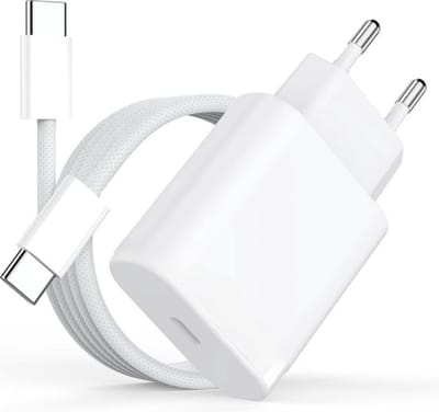 Viewr 30W Snellader Set – Gevlochten USB-C Kabel + Krachtige Adapter voor Supersnel Opladen - Geschikt voor Geschikt voor alle USB-C Apparaten