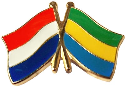 CombiCraft vriendschapsspeld Nederland - Gabon 20 x 15 mm - per 5 stuks