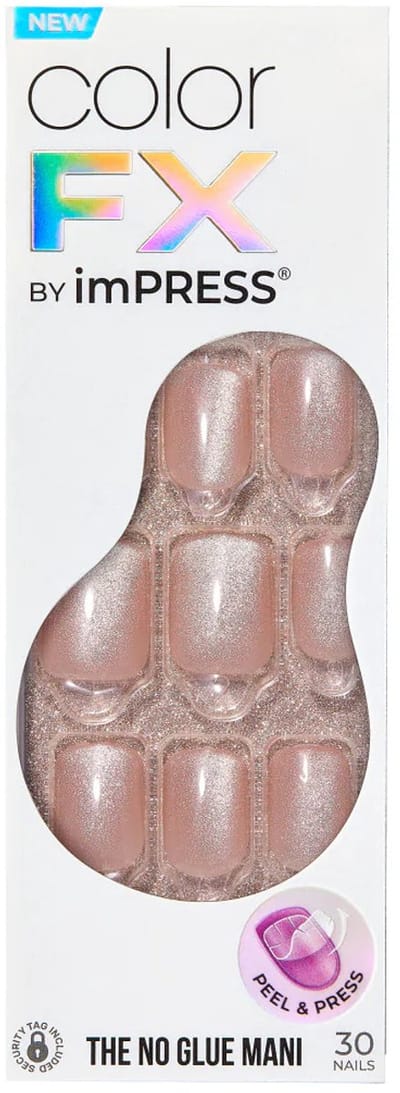 imPRESS Color FX - Starstruck - Kunstnagels - Zelfklevend - Korte Lengte - ABS Plastic - Chroomachtige effecten