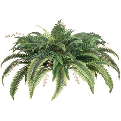 VEVOR Kunstvarens, Diameter 95-105 cm, Hangende Kunstvaren Boston, Plantenwanddecoratie met 80 Takken & Bloempot, Kunstvaren voor Huis, Kantoor & Buiten
