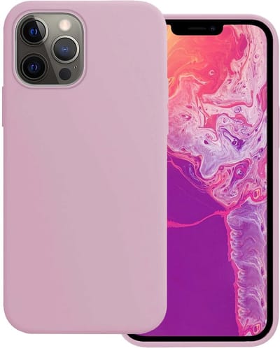 Hoesje Geschikt voor Apple iPhone 14 Pro - Sterk & Shockproof - Hoes Cover - Siliconen Case - Lila