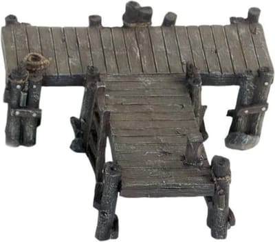 Dickensville Aanlegsteiger T-vorm 12 X 4 Cm Bruin